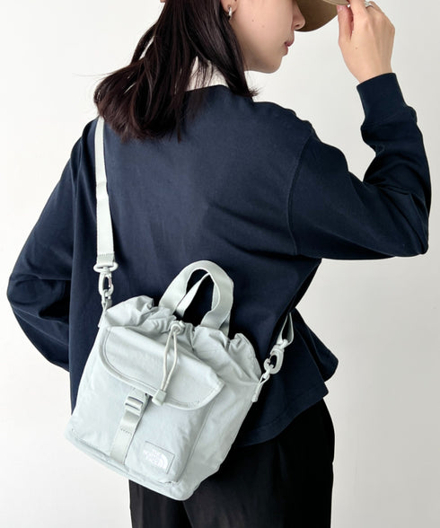 THE NORTH FACE(ザ・ノースフェイス)/2WAY 巾着 バケット ショルダーバッグ/BREEZE BUCKET BAG | IM1251065 | グレー