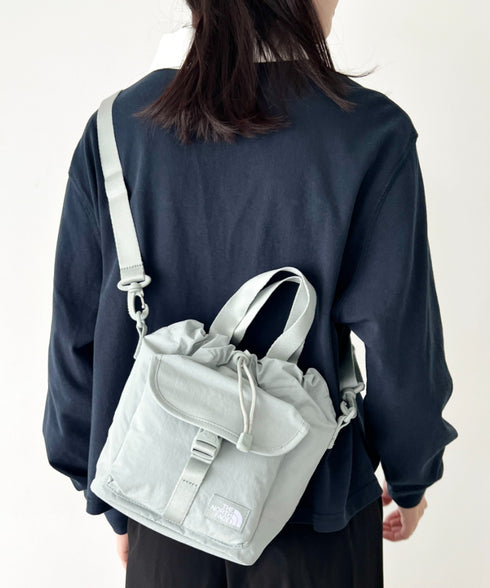 THE NORTH FACE(ザ・ノースフェイス)/2WAY 巾着 バケット ショルダーバッグ/BREEZE BUCKET BAG | IM1251065 | グレー
