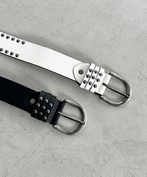 ダブルスタッズベルト | BA6255027 | ブラック