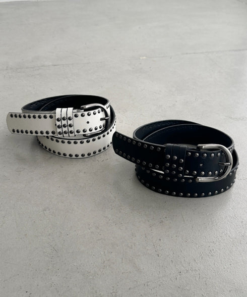 ダブルスタッズベルト | BA6255027 | ブラック