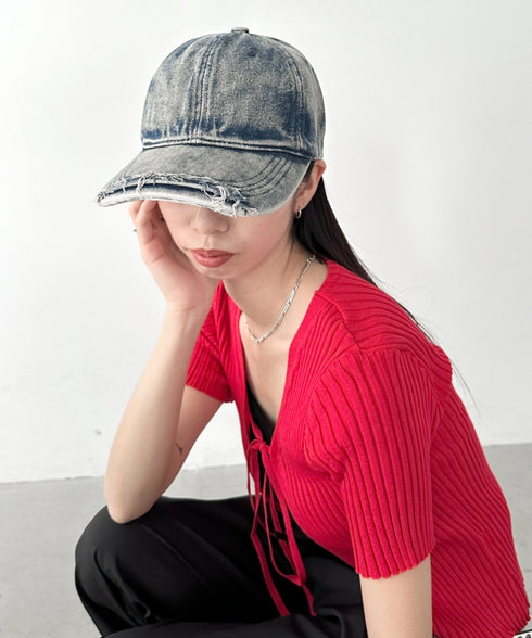 ヴィンテージライクデニムキャップ | BA5255029 | ブルー