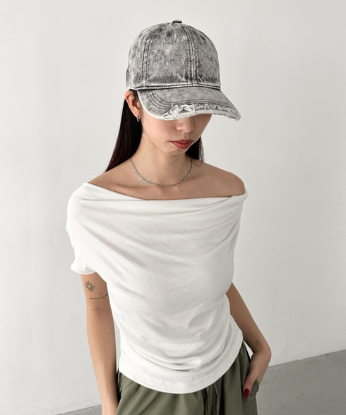 ヴィンテージライクデニムキャップ | BA5255029 | グレー