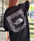 THE NORTH FACE(ザ・ノースフェイス)/ビッグロゴ プリント バンダナ 半袖 Tシャツ/M'S BANDANA S/S R/TEE | IM2251068 | ブラック