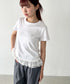 裾レースデザインTシャツ | BA2252016 | ホワイト