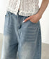 デニムハーフワイドパンツ | BA2252006 | ライトブルー