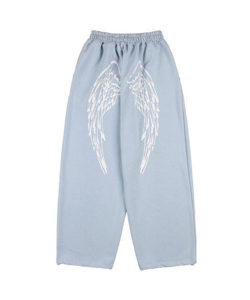 FANCY CLUB(ファンシークラブ)/ワイド ルーズ エンジェル ジョガー スウェットパンツ/ANGEL VINTAGE SWEATPANTS | AT2252011 | ブルー