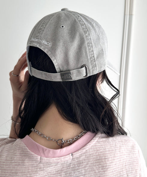THE NORTH FACE(ザ・ノースフェイス)/ワンポイント ロゴ刺繍 キャップ 帽子/LOGO BALL CAP | IM5251069 | ライトグレー