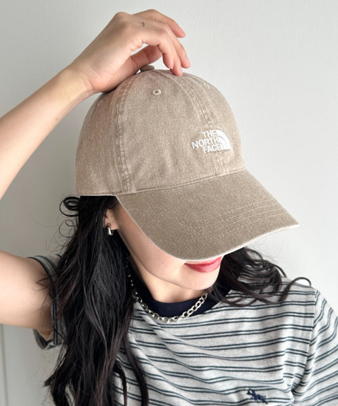 THE NORTH FACE(ザ・ノースフェイス)/ワンポイント ロゴ刺繍 キャップ 帽子/LOGO BALL CAP | IM5251069 | ベージュ