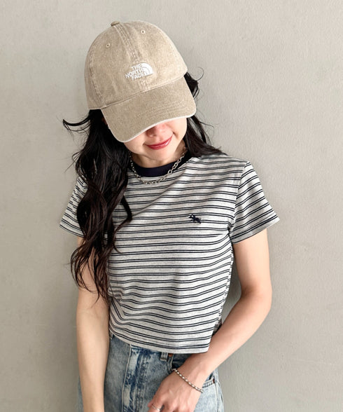THE NORTH FACE(ザ・ノースフェイス)/ワンポイント ロゴ刺繍 キャップ 帽子/LOGO BALL CAP | IM5251069 | ベージュ