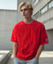 NEWTRAL(ニュートラル)/205 5.6oz スタンダードエンブレムT/サイズ展開多数 コットン 無地 半袖 Tシャツ | NT2009005 | レッド