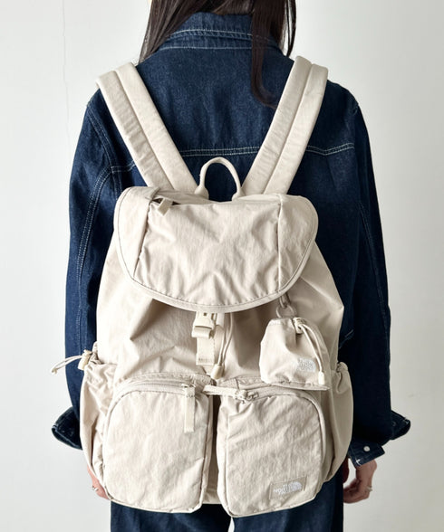 THE NORTH FACE(ザ・ノースフェイス)/巾着型 軽量 リュック バックパック/W'S BREEZE BACKPACK | IM1251072 | サンドベージュ