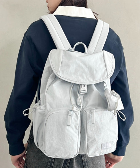 THE NORTH FACE(ザ・ノースフェイス)/巾着型 軽量 リュック バックパック/W'S BREEZE BACKPACK | IM1251072 | グレー