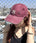 MLB KOREA(エムエルビーコリア)/ダメージ ウォッシング ロゴ刺繍 ベースボール キャップ 帽子/damage washing unstructured ball-cap | AT5252016 | ワインレッド