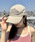 MLB KOREA(エムエルビーコリア)/ヴィンテージ ダメージ ロゴ刺繍 ベースボール キャップ 帽子/varsity vintage unstructured ball-cap | AT5252017 | ベージュ