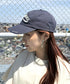 MLB KOREA(エムエルビーコリア)/ヴィンテージ ダメージ ロゴ刺繍 ベースボール キャップ 帽子/varsity vintage unstructured ball-cap | AT5252017 | ダークグレー