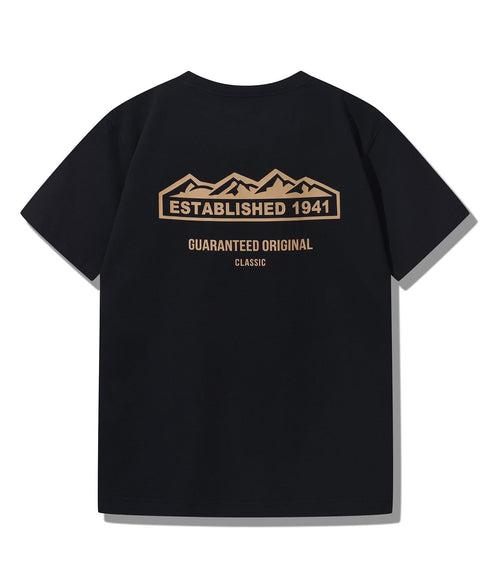 JEEP(ジープ)/グラフィック バックロゴ ロゴ刺繍 半袖 Tシャツ/M-Logo graphic t-shirt | AT2252021 | ブラック