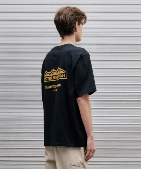 JEEP(ジープ)/グラフィック バックロゴ ロゴ刺繍 半袖 Tシャツ/M-Logo graphic t-shirt | AT2252021 | ブラック
