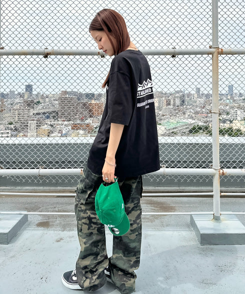 JEEP(ジープ)/グラフィック バックロゴ ロゴ刺繍 半袖 Tシャツ/M-Logo graphic t-shirt | AT2252021 | ブラック系その他