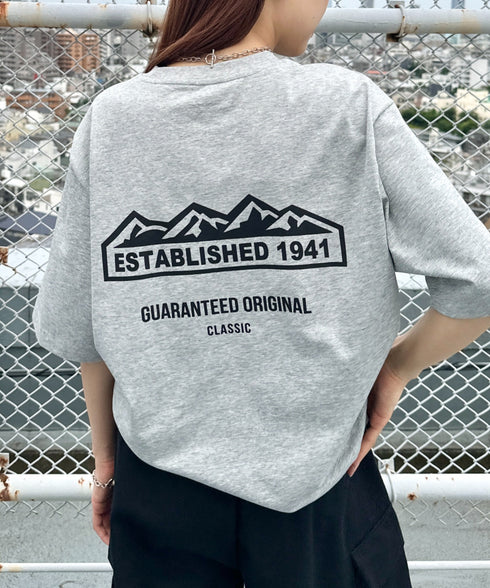JEEP(ジープ)/グラフィック バックロゴ ロゴ刺繍 半袖 Tシャツ/M-Logo graphic t-shirt | AT2252021 | グレー