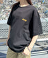 JEEP(ジープ)/グラフィック バックロゴ ロゴ刺繍 半袖 Tシャツ/M-Logo graphic t-shirt | AT2252021 | ブラック