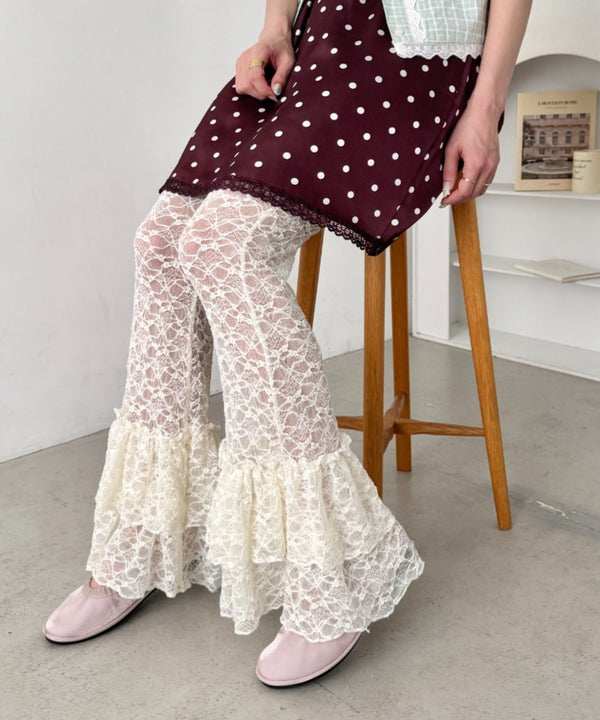 2段フリルレースパンツ | SL2255038 | アイボリー