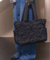 FANCY CLUB(ファンシークラブ)/パデッド パファー バタフライ キルティング ショルダー トートバッグ 軽量/CUDDLE PADDED SHOULDER BAG | AT1252029 | ブラック