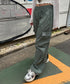 MUCENT(ムセント)/ワイド ルーズ イージー カーゴパンツ/GROSS NYLON PARACHUTE CARGO PANTS | AT2252031 | カーキ