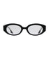 MUCENT(ムセント)/オーバル型 ウェリントン型 クリアレンズ ロゴ 伊達メガネ ユニセックス/SIGNATURE LOGO POINT GLASSES UNISEX | AT6252032 | その他1