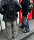 MUCENT(ムセント)/スナップボタン レオパード ワイド デニム パンツ/DITT SNAP BUTTON LEOPARD WIDE PANTS | AT2252034 | レオパード