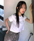 MUCENT(ムセント)/スナップボタン レオパード ワイド デニム パンツ/DITT SNAP BUTTON LEOPARD WIDE PANTS | AT2252034 | レオパード