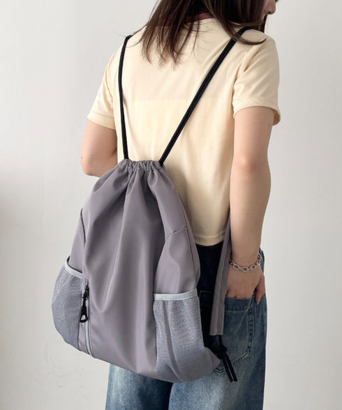 軽量メッシュポケットナップサック | CL1255036 | グレー