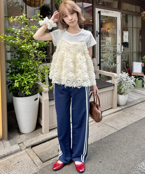 ローズチュールキャミソール | SL2255056 | アイボリー