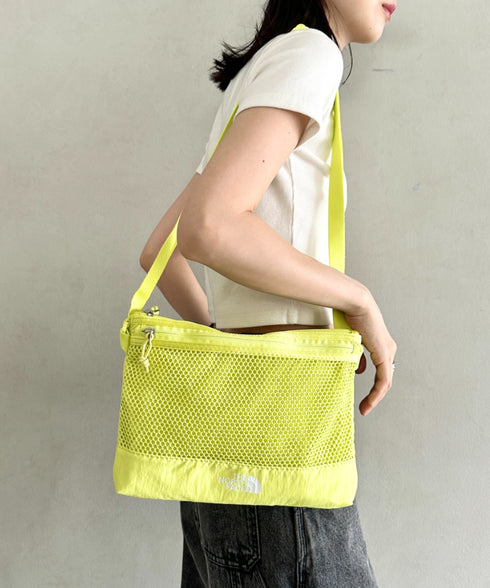 THE NORTH FACE(ザ・ノースフェイス)/メッシュクロスバッグ サコッシュ ショルダーバッグ/LINDEN MESH CROSS BAG | IM1252039 | ライム