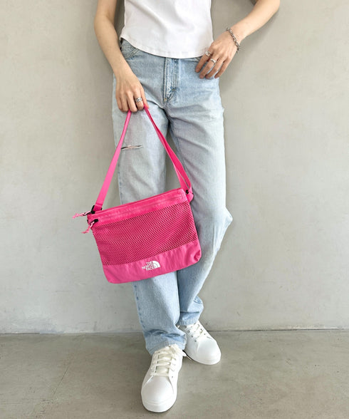 THE NORTH FACE(ザ・ノースフェイス)/メッシュクロスバッグ サコッシュ ショルダーバッグ/LINDEN MESH CROSS BAG | IM1252039 | ピンク