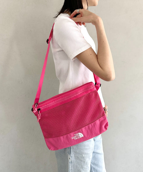 THE NORTH FACE(ザ・ノースフェイス)/メッシュクロスバッグ サコッシュ ショルダーバッグ/LINDEN MESH CROSS BAG | IM1252039 | ピンク