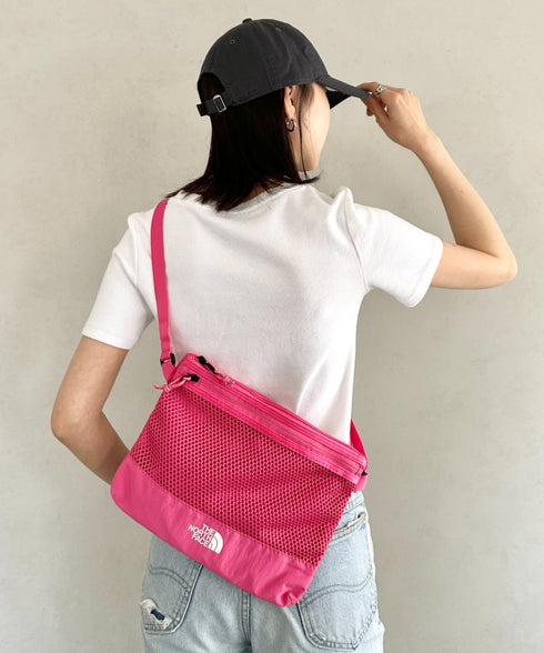 THE NORTH FACE(ザ・ノースフェイス)/メッシュクロスバッグ サコッシュ ショルダーバッグ/LINDEN MESH CROSS BAG | IM1252039 | ピンク