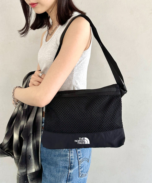 THE NORTH FACE(ザ・ノースフェイス)/メッシュクロスバッグ サコッシュ ショルダーバッグ/LINDEN MESH CROSS BAG | IM1252039 | ブラック