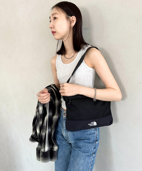 THE NORTH FACE(ザ・ノースフェイス)/メッシュクロスバッグ サコッシュ ショルダーバッグ/LINDEN MESH CROSS BAG | IM1252039 | ブラック