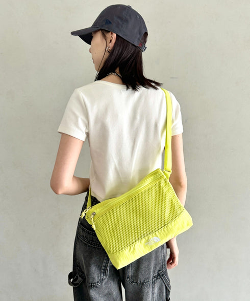 THE NORTH FACE(ザ・ノースフェイス)/メッシュクロスバッグ サコッシュ ショルダーバッグ/LINDEN MESH CROSS BAG | IM1252039 | ライム