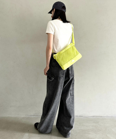 THE NORTH FACE(ザ・ノースフェイス)/メッシュクロスバッグ サコッシュ ショルダーバッグ/LINDEN MESH CROSS BAG | IM1252039 | ライム