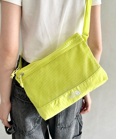 THE NORTH FACE(ザ・ノースフェイス)/メッシュクロスバッグ サコッシュ ショルダーバッグ/LINDEN MESH CROSS BAG | IM1252039 | ライム