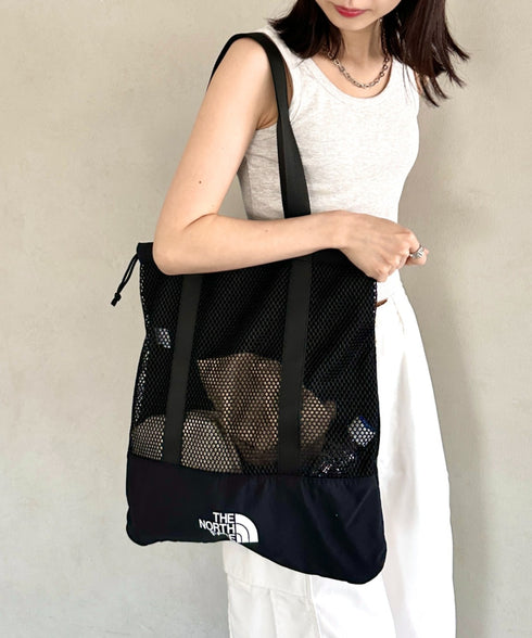 THE NORTH FACE(ザ・ノースフェイス)/A4対応 大容量 メッシュ トート ショルダーバッグ/LINDEN MESH SHOULDER BAG | IM1252040 | ブラック