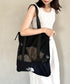 THE NORTH FACE(ザ・ノースフェイス)/A4対応 大容量 メッシュ トート ショルダーバッグ/LINDEN MESH SHOULDER BAG | IM1252040 | ブラック