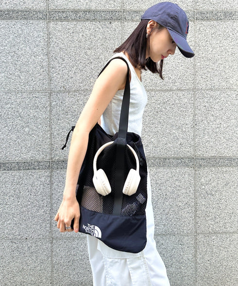 THE NORTH FACE(ザ・ノースフェイス)/A4対応 大容量 メッシュ トート ショルダーバッグ/LINDEN MESH SHOULDER BAG | IM1252040 | ブラック