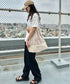 THE NORTH FACE(ザ・ノースフェイス)/A4対応 大容量 メッシュ トート ショルダーバッグ/LINDEN MESH SHOULDER BAG | IM1252040 | クリーム
