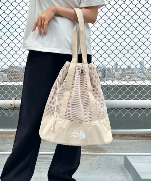 THE NORTH FACE(ザ・ノースフェイス)/A4対応 大容量 メッシュ トート ショルダーバッグ/LINDEN MESH SHOULDER BAG | IM1252040 | クリーム