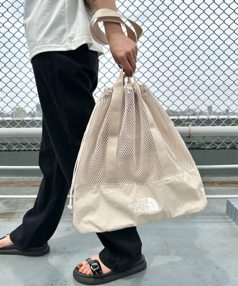 THE NORTH FACE(ザ・ノースフェイス)/A4対応 大容量 メッシュ トート ショルダーバッグ/LINDEN MESH SHOULDER BAG | IM1252040 | クリーム