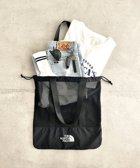 THE NORTH FACE(ザ・ノースフェイス)/A4対応 大容量 メッシュ トート ショルダーバッグ/LINDEN MESH SHOULDER BAG | IM1252040 | ブラック