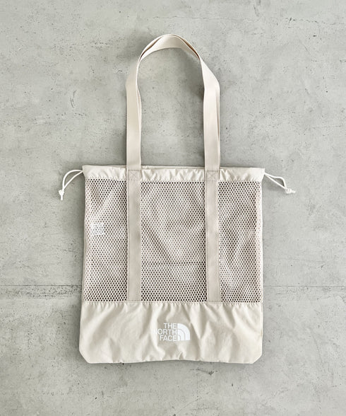 THE NORTH FACE(ザ・ノースフェイス)/A4対応 大容量 メッシュ トート ショルダーバッグ/LINDEN MESH SHOULDER BAG | IM1252040 | クリーム