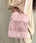 THE NORTH FACE(ザ・ノースフェイス)/巾着 メッシュ ミニ ショルダーバッグ バケットバッグ/MESH BUCKET BAG MINI | IM1252041 | ライトピンク